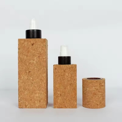 Eco-vriendelijk papier Luxe glazen fles Shampoo flessen Lotion flessen leeg