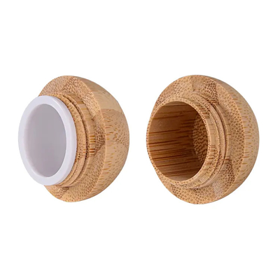 5g 10g 15g 1 oz 50 ml lege bamboe gezichtscrème cosmetische pot/boter ronde