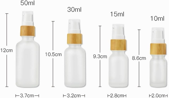 30 ml Frosted Glass Lotion Flasje Reispomp Flasjes cosmetische glazen fles