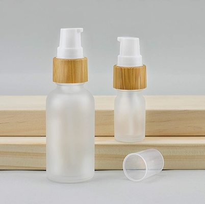 30 ml Frosted Glass Lotion Flasje Reispomp Flasjes cosmetische glazen fles
