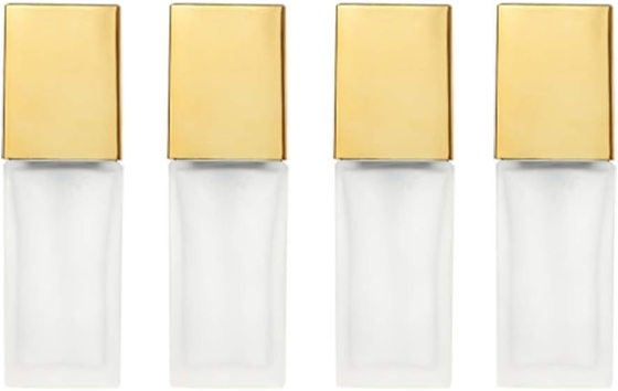 Goud Liden 1 oz/30 ml lekvrije Draagbare glazen cosmetische flessen