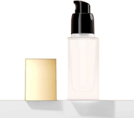 Goud Liden 1 oz/30 ml lekvrije Draagbare glazen cosmetische flessen