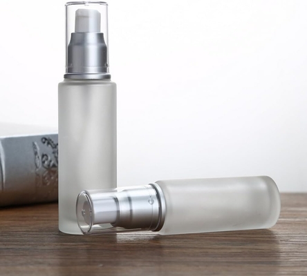 120 ml 4 oz Frosted Glass Lotion Flessen Pomp Dispenser Flessen Cosmetische Flessen