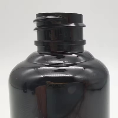 50 ml PET Glossy Black Plastic Cosmetic Spray Flasje Met Zwarte Fijne Spraykop