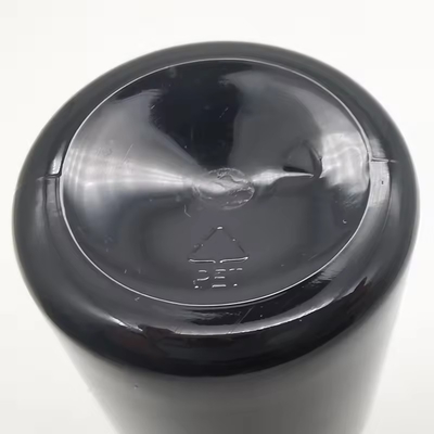 50 ml PET Glossy Black Plastic Cosmetic Spray Flasje Met Zwarte Fijne Spraykop