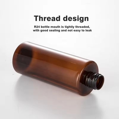 Plastic Amber Squeeze Cosmetische Fles van 6 ml met Twist Top Cap Hervulbare Flessen
