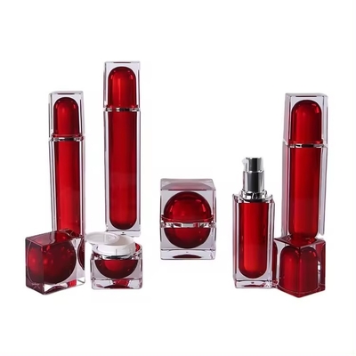 30G 50G Luxe Square huidverzorgingscontainer Acryl cosmetische crème fles / pot