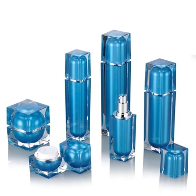 30G 50G Luxe Square huidverzorgingscontainer Acryl cosmetische crème fles / pot