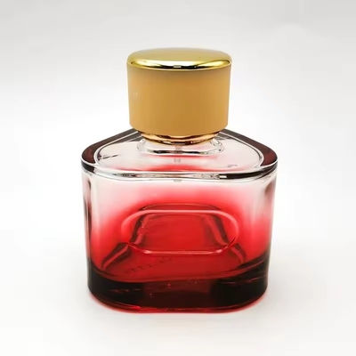 50 ml 100 ml lege parfumfles Rood Luxe Driehoeken Parfumspray Fles