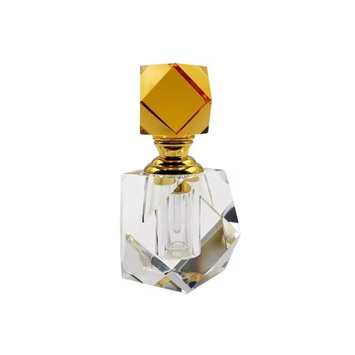 3 ml, 6 ml, 12 ml, helder kristal gesneden parfumfles met dop lege glazen fles