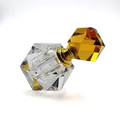 3 ml, 6 ml, 12 ml, helder kristal gesneden parfumfles met dop lege glazen fles