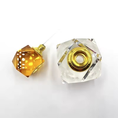 3 ml, 6 ml, 12 ml, helder kristal gesneden parfumfles met dop lege glazen fles