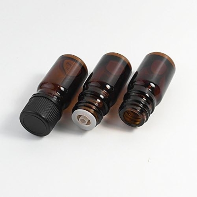 10 ml, 20 ml, 30 ml essentiële olie glazen flessen met schroefdop leeg Amber glas