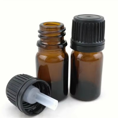 10 ml, 20 ml, 30 ml essentiële olie glazen flessen met schroefdop leeg Amber glas