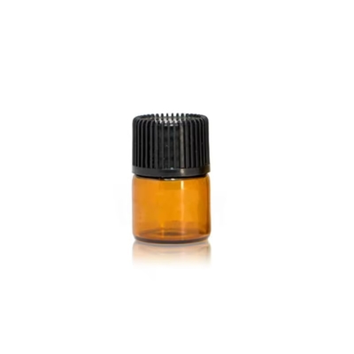 1 ml 2 ml 3 ml 4 ml 5 ml essentiële olie Mini Amber glasflessen Flessen met schroefdop