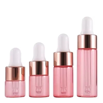 Fabrieksvoorziening 1 ml 2 ml 3 ml 5 ml druppelaar Essentiële olie mengfles Glas