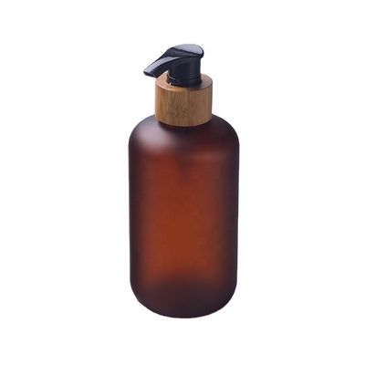 8oz berijpte Amber van de het HUISDIERENfles van 250ml Kosmetische van de Beschermingskruiken UV Kosmetische Verpakkende ODM Zonder lucht