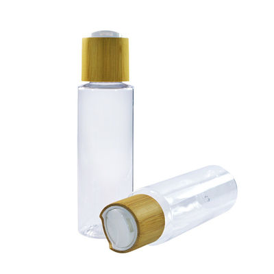 200ml plastic Kosmetische Flessen 33mm 33/415 4 Oz-Glas Kosmetische Kruiken met Vrije Deksels BPA