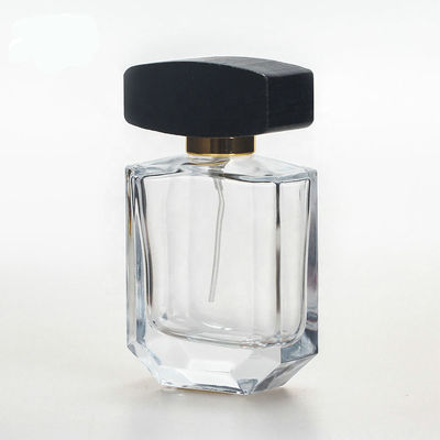 30ml de lege Flessen van het Glasparfum 28MM 28/400 Vierkante Houten Kappen