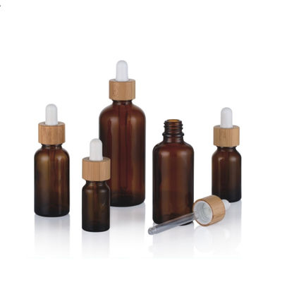 De amberflessen van 18mm 18/415 1oz-het glasrol van Etherische olieflessen 30ml