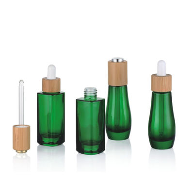 De Flessen 18mm 100ml Amber Glass Bottles Biodegradable van 18/415 Etherische olienieuwe vulling