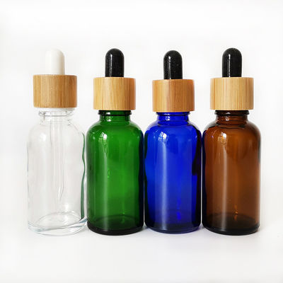 De Flessen 18mm 100ml Amber Glass Bottles Biodegradable van 18/415 Etherische olienieuwe vulling