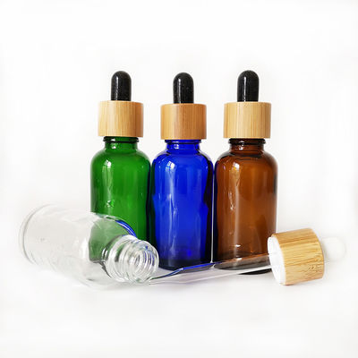 De Flessen 18mm 100ml Amber Glass Bottles Biodegradable van 18/415 Etherische olienieuwe vulling