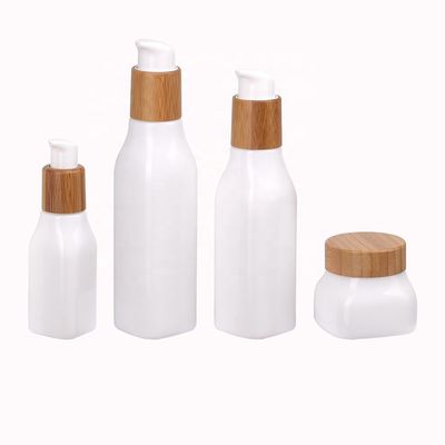250g OPALEN Lege Kosmetische Kruiken 46mm van 100ml Vierkante het Serumfles van 40ml