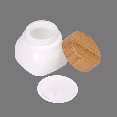 250g OPALEN Lege Kosmetische Kruiken 46mm van 100ml Vierkante het Serumfles van 40ml