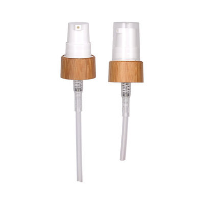 24 mm 24/410 Cosmetische pompkop Bamboe hals 500 ml fles pompbehandeling