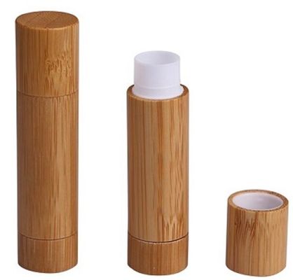 Plastic Composteerbare Lippenpommade Tin Containers Tubes 0.15oz 4.5g 74mm