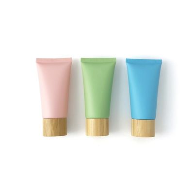 Plastic de Samendrukkingsbuizen Zonder lucht van 80g 80ml met Kappen die Navulbare Lotion 60mm verpakken