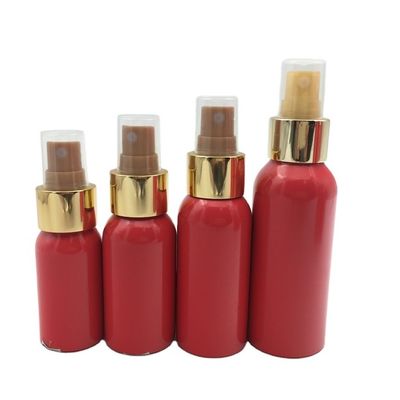 Van de het Aluminiumnevel van de drukpomp de Rode Flessen 3.4oz 100ml 24mm Rood 24/410