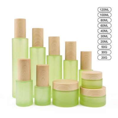50g de witte 18mm Kruiken van de het Gezichtsroom van Glas Kosmetische Flessen 20ml 18/400