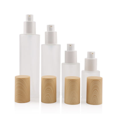 50g de witte 18mm Kruiken van de het Gezichtsroom van Glas Kosmetische Flessen 20ml 18/400