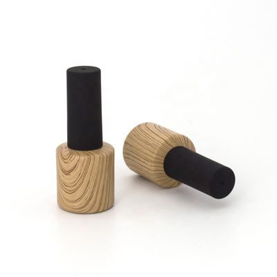 Zwarte van het het Glasnagellak van het Flessengel van het de Flessenbamboe ODM 10ml 0.5oz