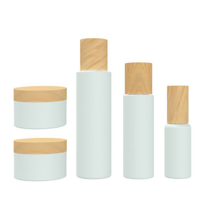 24/415 Witte Plastic Kosmetische de Flessencontainer van 140ml 55g met Deksels