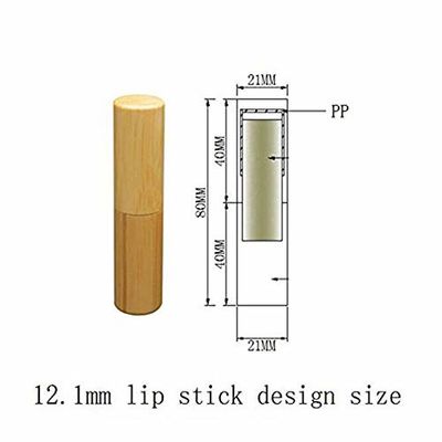 van de de Lippenstiftbuis van 5g 5ml Vriendschappelijke Chapstick Buizen 21mm van de Containereco