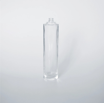 De lege Fles van het het Glasparfum van het Glaspakket met de Pompfles van de Mistspuitbus