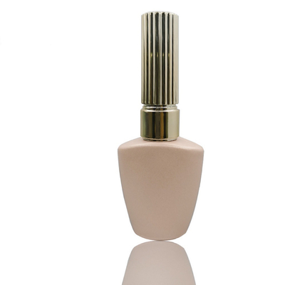 Vierkante 12ml-Nagellakfles Matte Ivory Clear Empty
