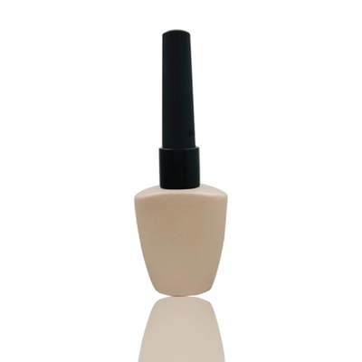 Vierkante 12ml-Nagellakfles Matte Ivory Clear Empty