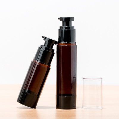 Bruine Lege van de de Lotionmist van Pompflessen van de de Nevelhuid de Zorg Kosmetische Fles Zonder lucht