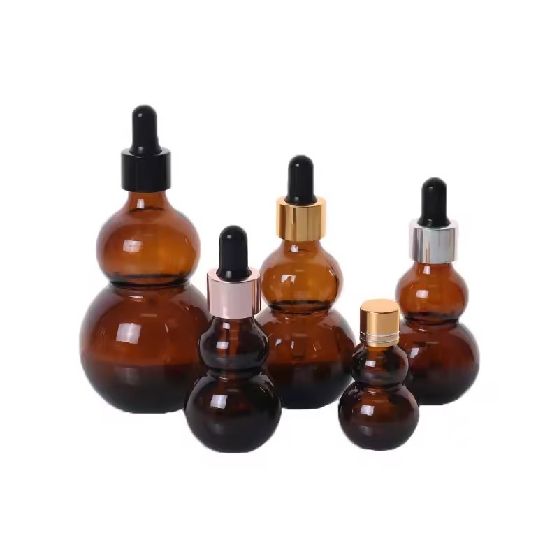 15 ml 30 ml Amber Glass Dropper Flask Essentiële olie flessen voor haar en lichaamsvet