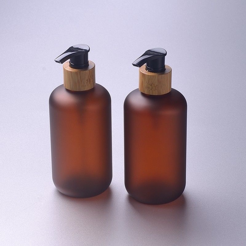8oz berijpte Amber van de het HUISDIERENfles van 250ml Kosmetische van de Beschermingskruiken UV Kosmetische Verpakkende ODM Zonder lucht