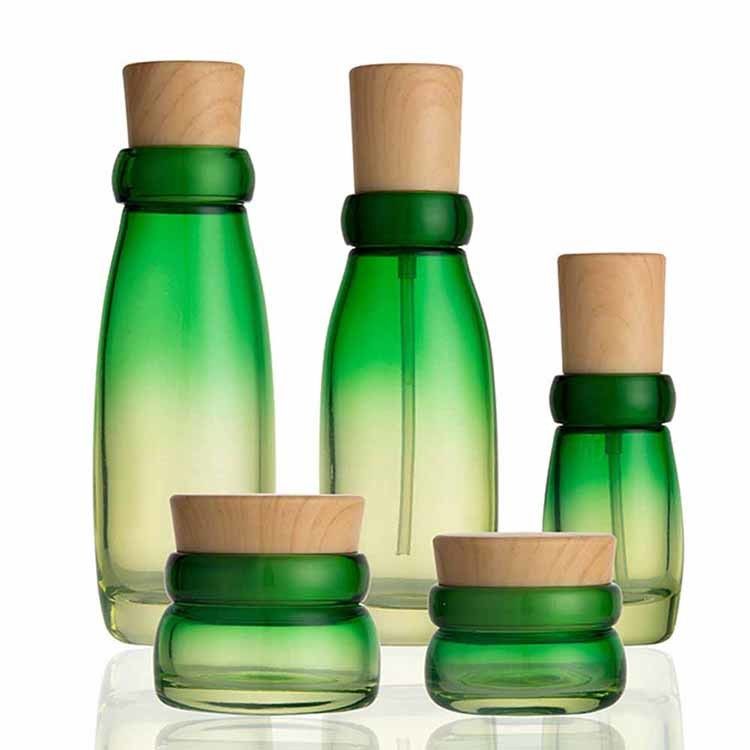 40ml 32/400 het Lichaamslotion van Glas Kosmetische Flessen 4 van de de Flessenoz Massa van de Glasnevel