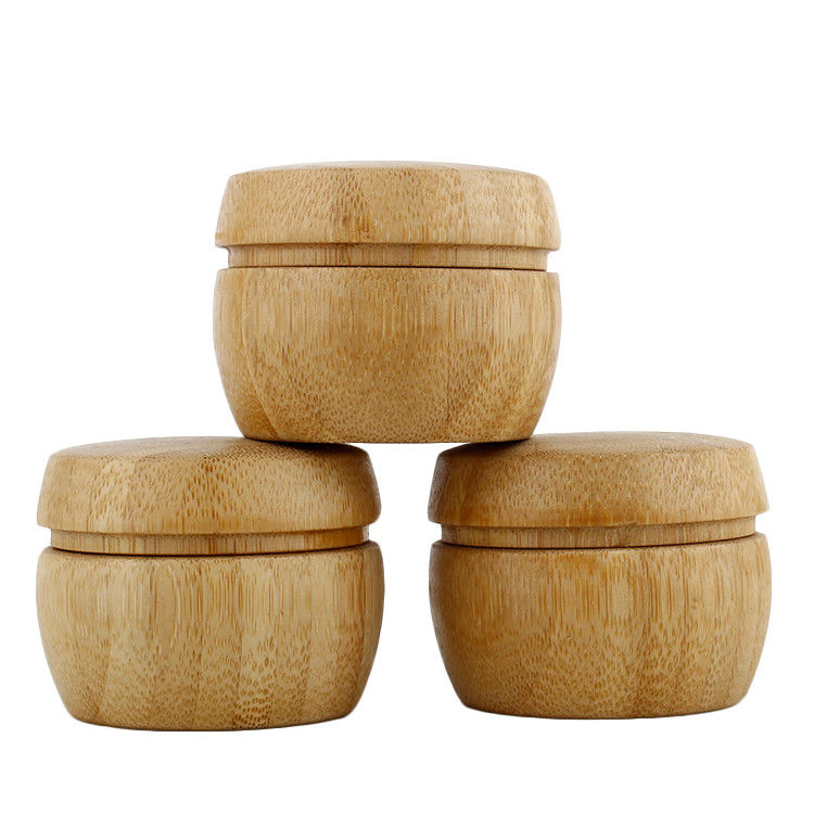 2 oz van de het Deksel de Kosmetische Kruik 30ML van het 2,95 Duimbamboe Kruik Zonder lucht van de de Pomproom